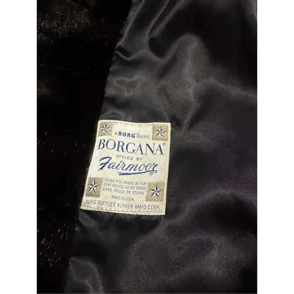 Borgona Vintage faux fur teddy coat